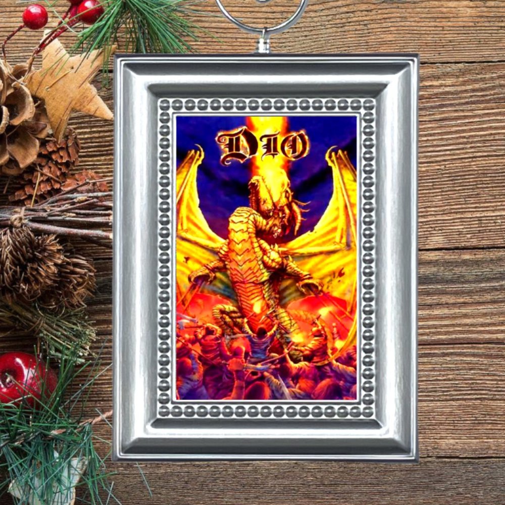 Dio Rock Band Ronnie‎ James Christmas Tree Ornament